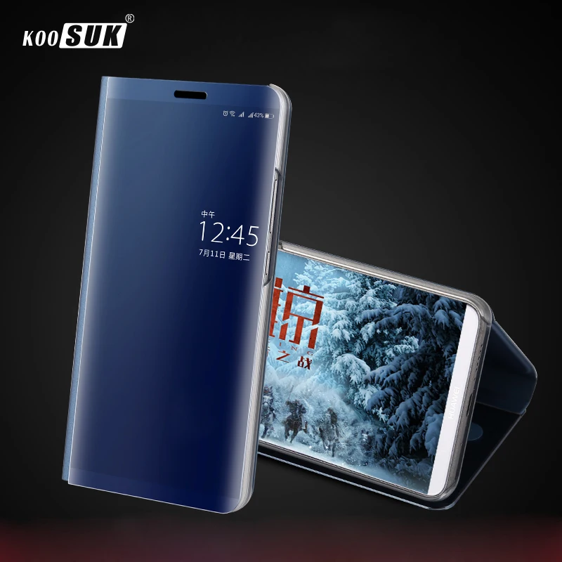 Зеркальный Чехол книжка Xaomi Note 5a Prime для Xiaomi Redmi 5 Pro чехол телефона Xiomi 64 ГБ|Бамперы|