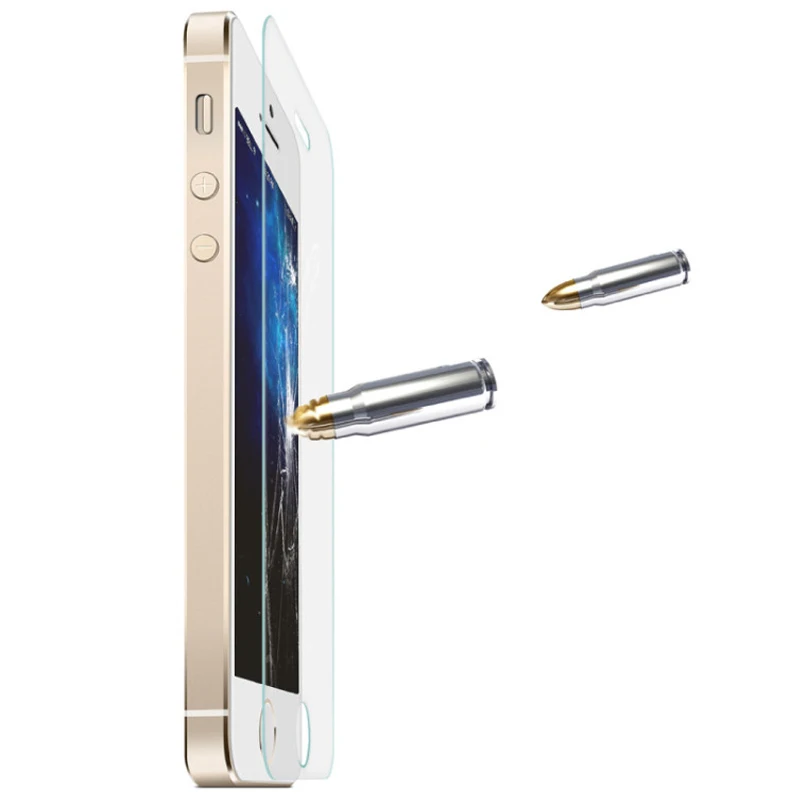 Закаленное стекло 2.5D для iphone 6 6S X Защитное экрана 5s 6plus 7plus 8 защитная