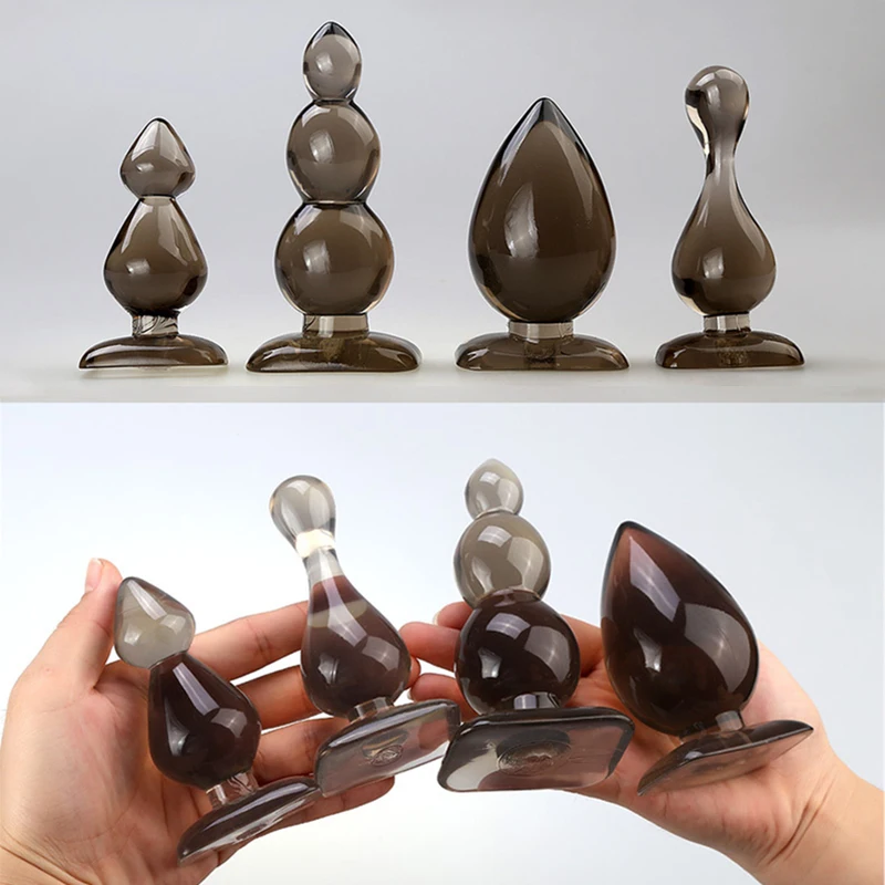 Секс-игрушки для взрослых силиконовая Анальная пробка унисекс с сильным