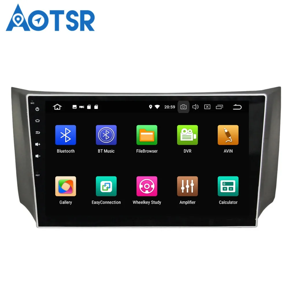 Автомобильный DVD плеер Aotsr Android 8 0 7 1 С GPS навигацией для Nissan Slyphy 2012 2015