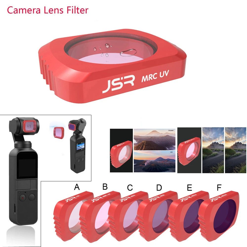 Для карманного PTZ фильтра для камеры MRC UV/STAR/CPL/ND4/ND8/ND16/ND32/ND64 фильтры объектива DJI OSMO