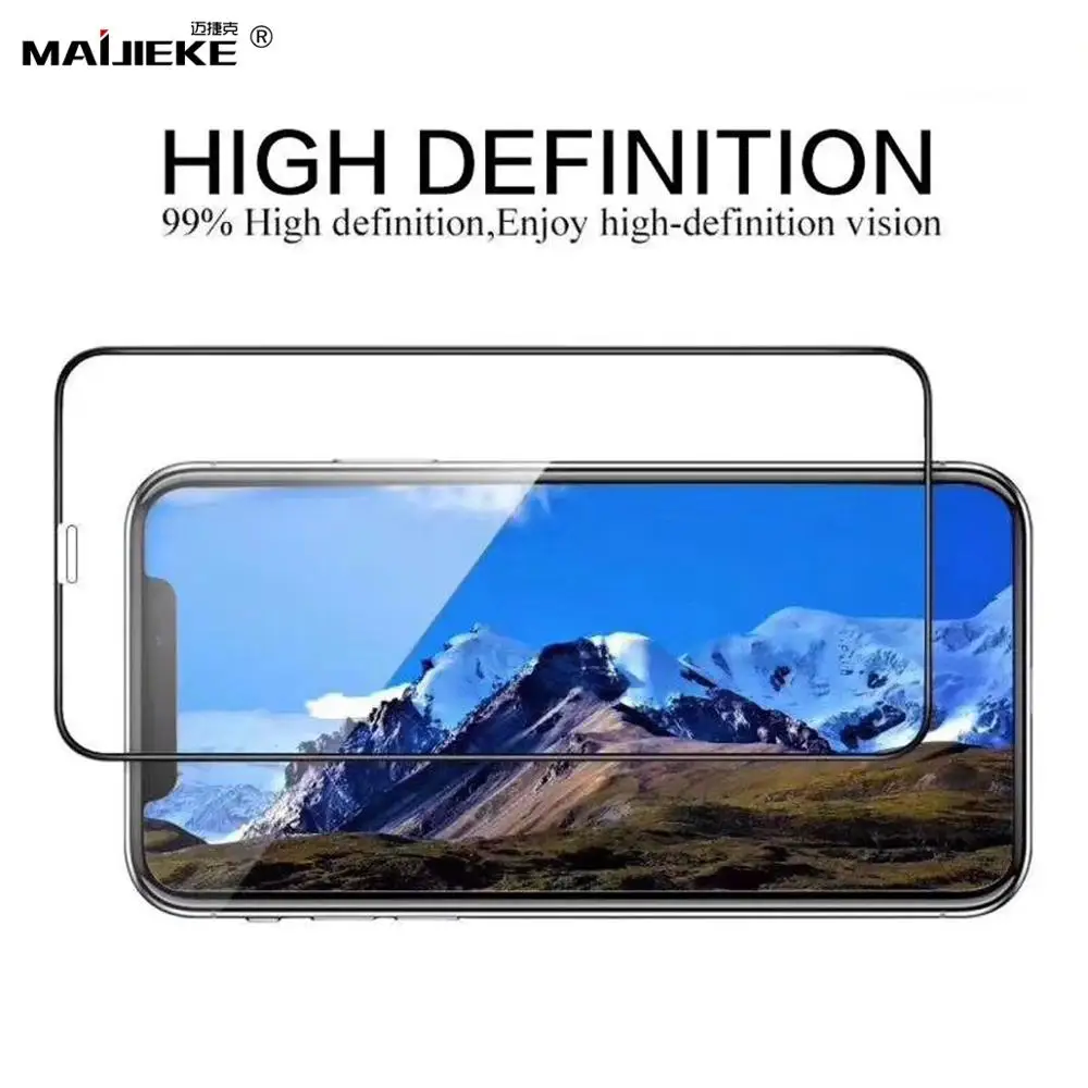 Керамическая пленка 100D для iPhone 11 pro max X XS MAX XR полное покрытие Защита экрана SE 2020 8 7