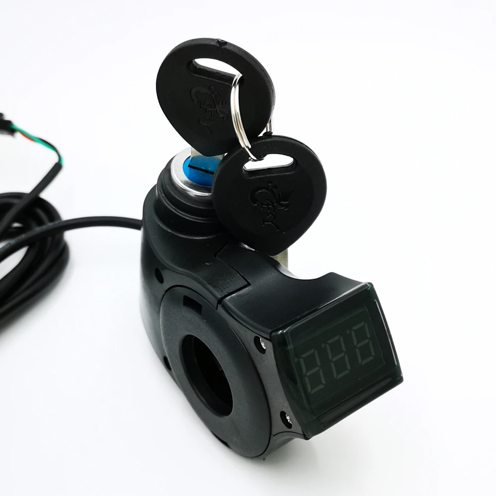YIXINYOU12V-99V Электрический велосипед твист дроссельная заслонка с ЖК-экран для отображения данных о заряде аккумулятора контроль скорости 3 провода Электрический велосипед Скутер акселератор
