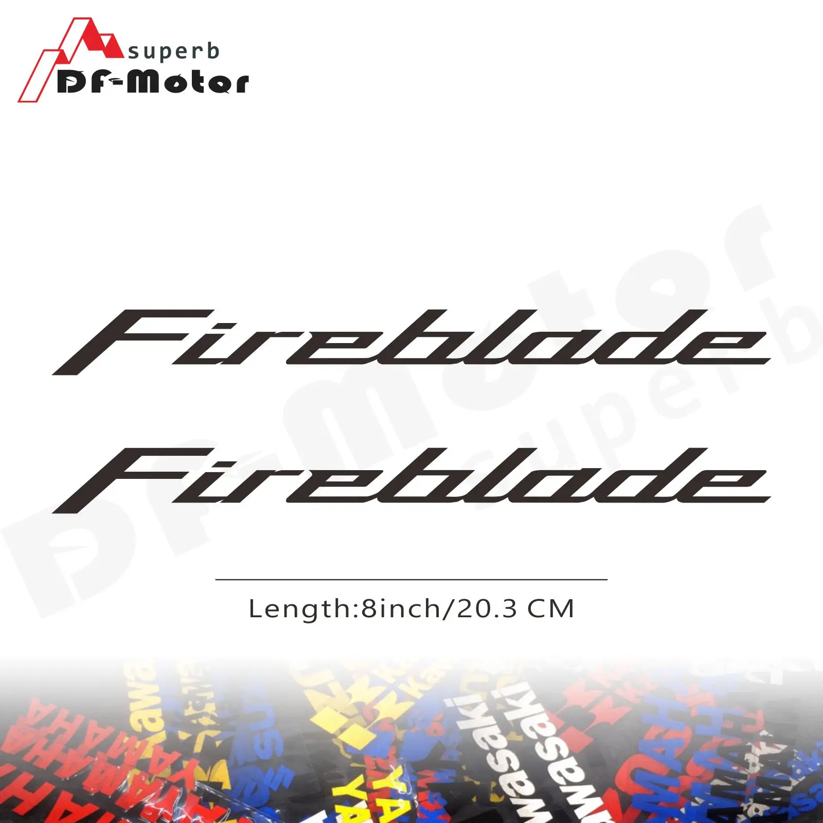 8 дюймов Светоотражающая наклейка для мотоцикла автомобиля колеса шлем с