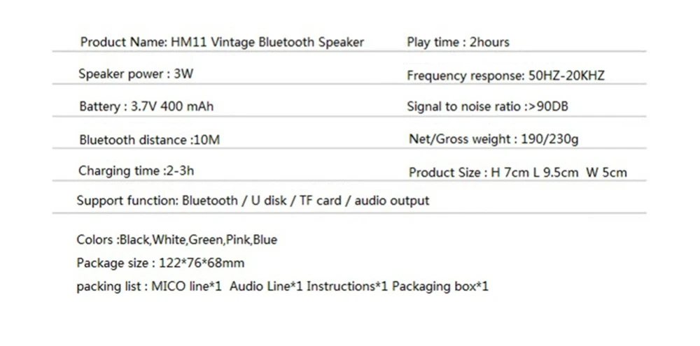 JOZQA HM11 Bluetooth динамик мини беспроводной громкий динамик трещина TF USB Сабвуфер bluetooth динамик s mp3 стерео аудио музыкальный плеер