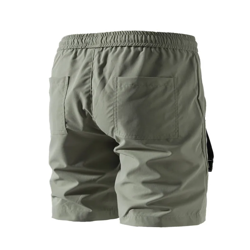 Мужские шорты-карго в стиле Харадзюку свободные шорты хип-хоп с карманами