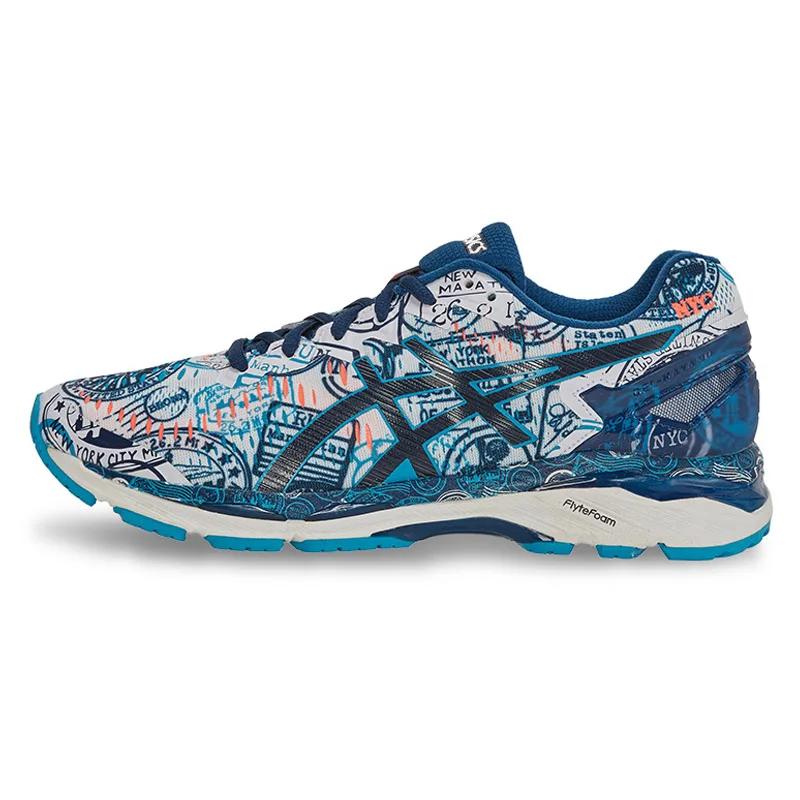 T6A2N-0158 ASICS оригинальные аутентичные мужские GEL-KAYANO 23 дышащая подушка беговая Обувь Спортивная, кроссовки удобные для улицы - Цвет: T6A2N-0158