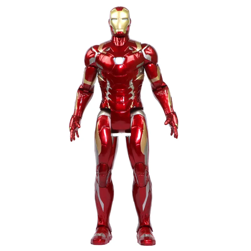 No box I Marvel Подлинная авторизация Человек-паук Железный человек Капитан Америка игрушка модель деятельности кукла Avengers4 - Цвет: No box I