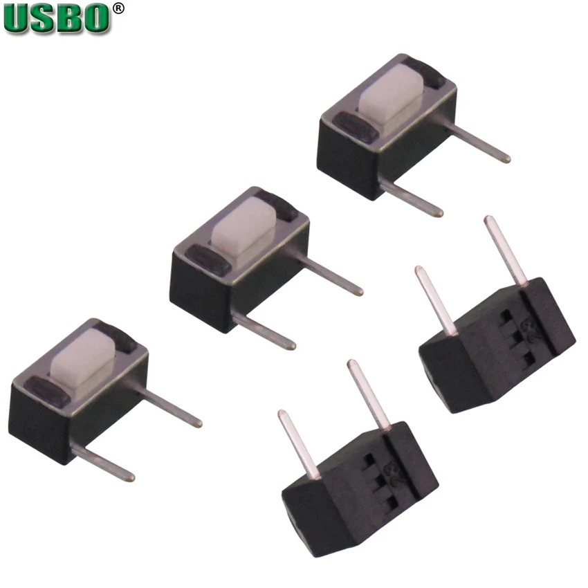 Оптовая продажа белый черный 90 градусов сторона стопы 12 V 100ma 2 p Кнопка