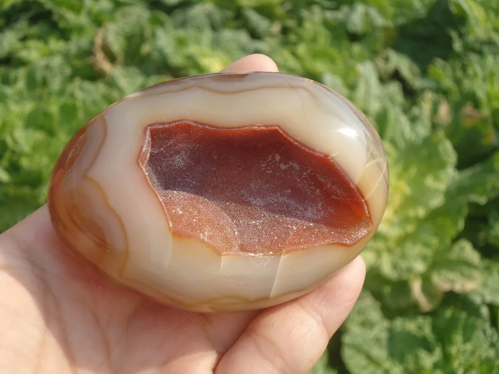 Лучше всего! 195 г натуральный агат отверстие Пирамида кластер корнукопия из