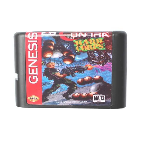 Contra жесткий корпус NTSC USA 16 бит MD карточная игра для Genesis|hard corps|16 bitmd game |