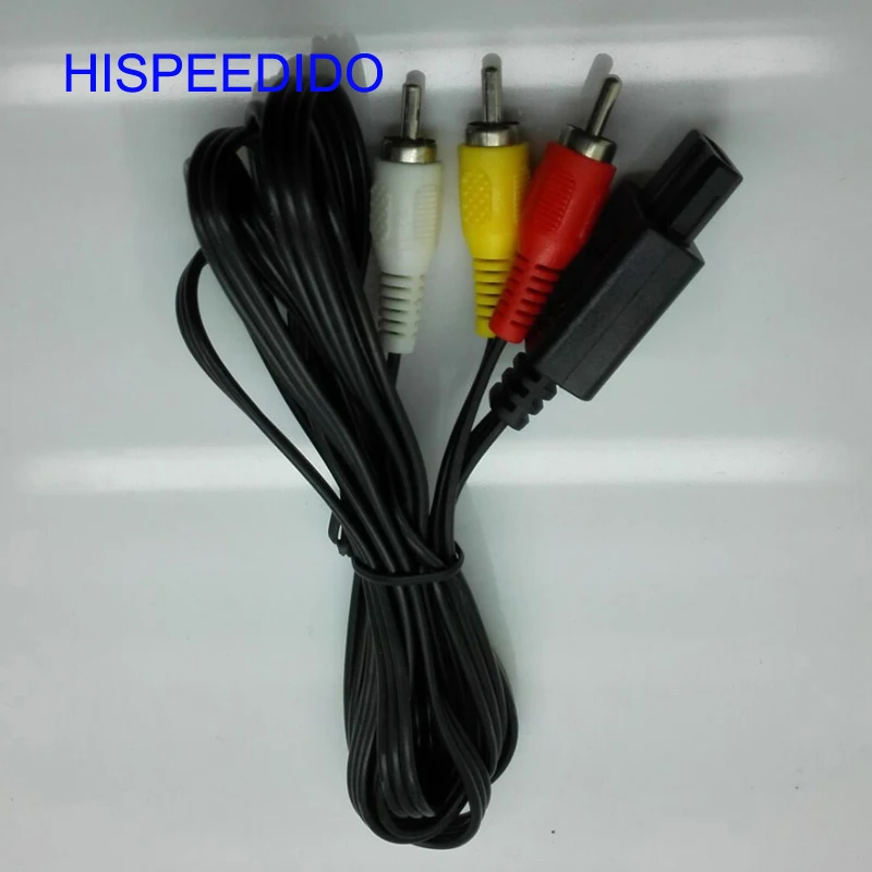 Hiseedo 10 шт./лот 6ft 1 8 м аудио тв видео кабель AV к RCA для Super Nintendo GameCube N64 SNES|lot lot|cable forcable