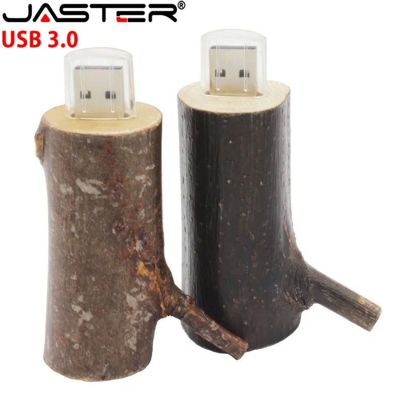 

JASTER USB 3.0 novetly usb flash drive natural Wooden model tree branch memory stick pendrive 4GB 8GB 16GB 32GB thumb drive