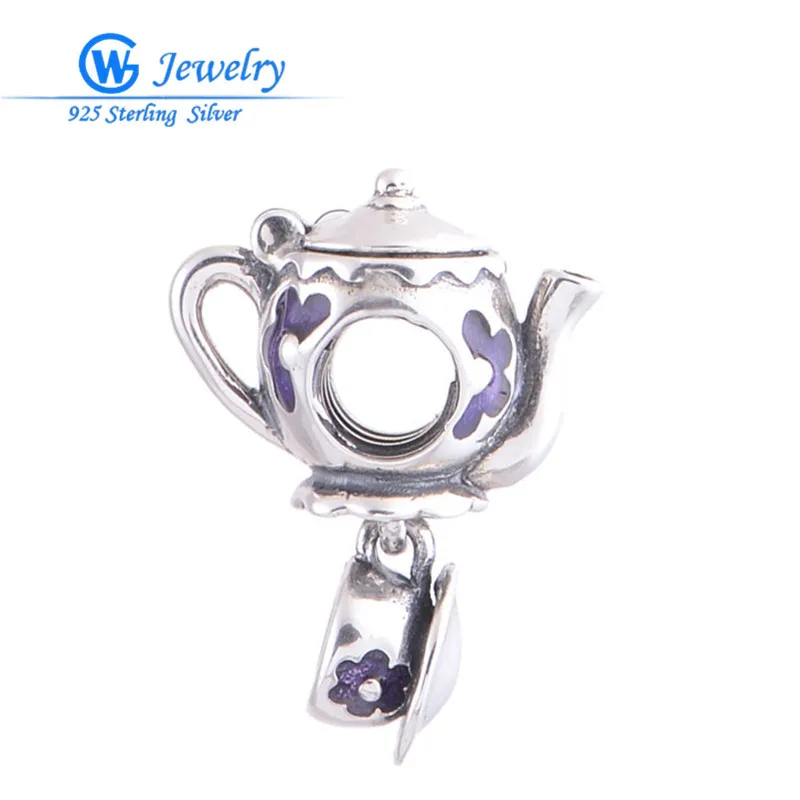 Подвеска для браслета из серебра 925 пробы|kettle charm|bracelets charm pendantscharm sterling |