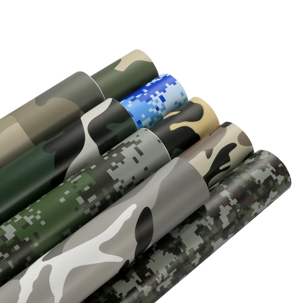 Автомобильный Стайлинг 50x200 см камуфляжная клейкая ПВХ Виниловая пленка