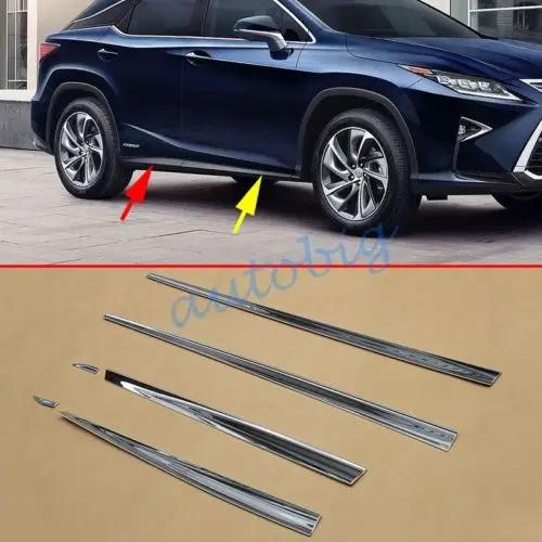 Хромированная дверная Накладка для Lexus RX 350 450 2016 комплект молдинговых крышек