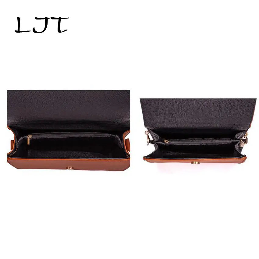 LJT 2019 Fashion Retro Women Messenger Bags Luxury Handbags Designer 2Pcs/Set Chain Crossbody Bag Dropshipping | Багаж и сумки