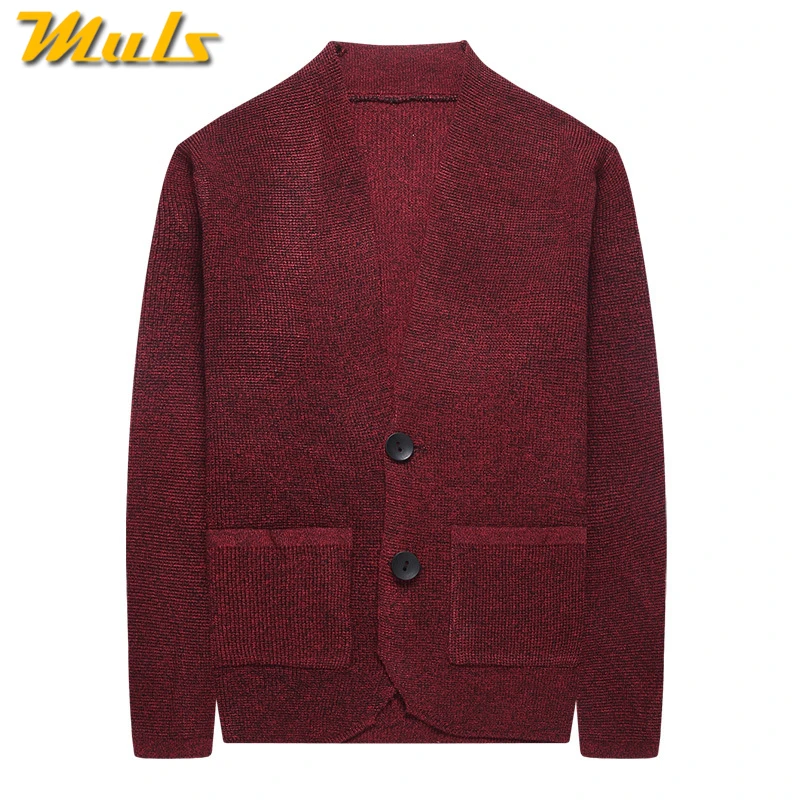 5 Цветной шерстяные кардиганы Для мужчин свитер куртка пальто осень-весна s