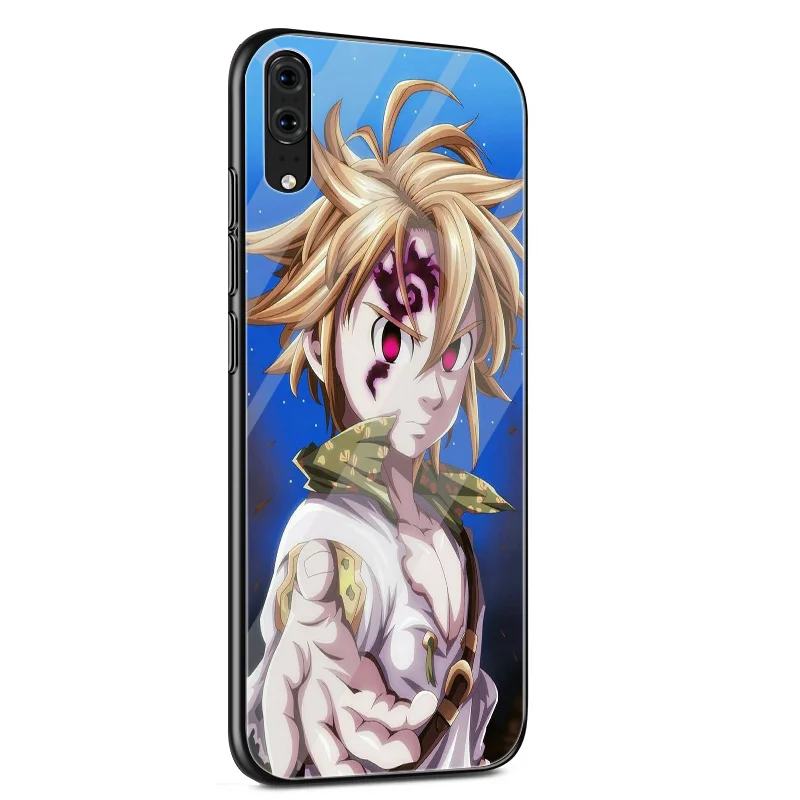 Стеклянный чехол Seven Deadly Sins Melioda для huawei P30 P Smart mate 20 P10 Y6 7A Honor 8X Y9 10 Lite Pro