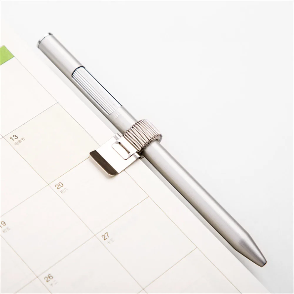 1 шт. держатель для пружина ручек серебристого цвета с одним отверстием дневник