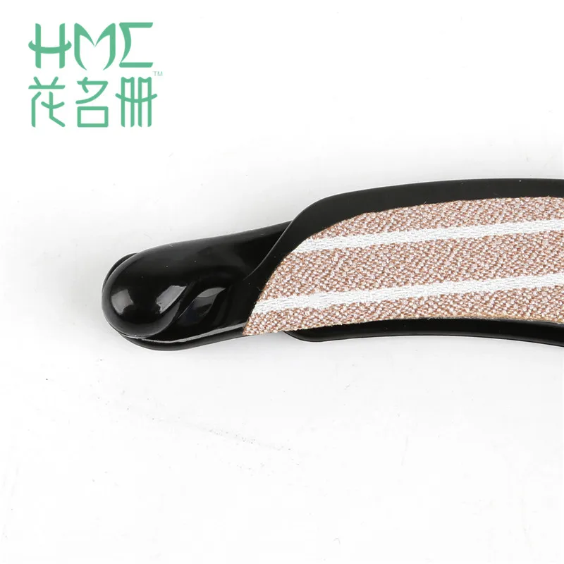 Высокое качество заколки для волос ручки Ткань Искусство пластиковые девочек