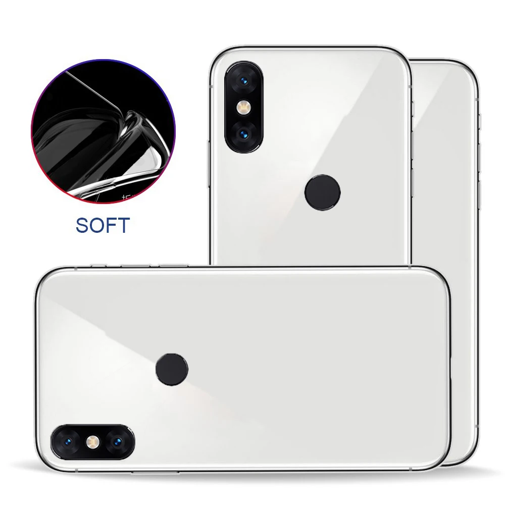 Силиконовый мягкий прозрачный чехол из ТПУ Для Xiaomi Mi MAX3 высококачественные