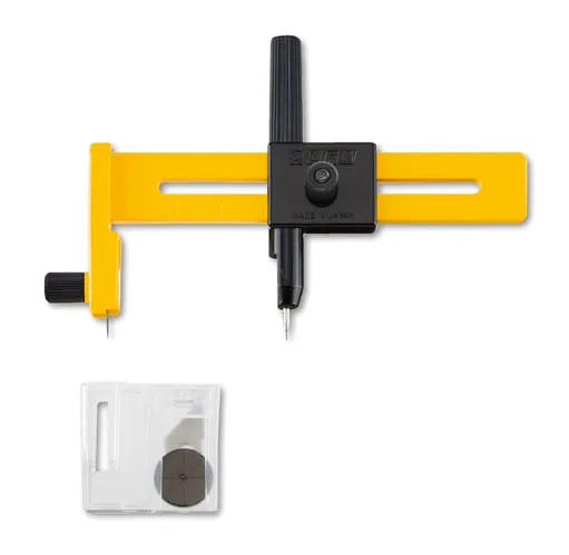 Сделано в Японии OLFA Compass Circle Cutter (стандартная)/до 6 дюймов 15 дополнительных лезвий |