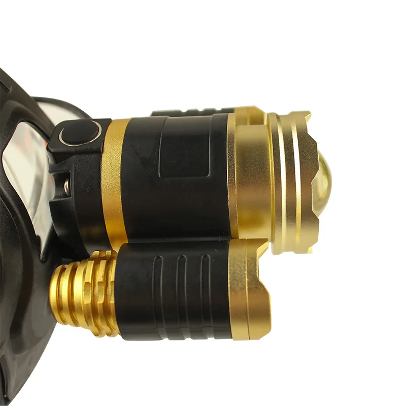 Белый свет желтый 8000 Люмен 3T6 CREE XML T6 налобный фонарь 18650 светодиодный