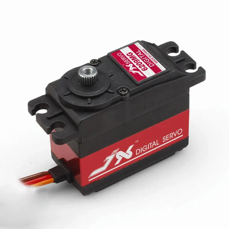 JX PDI-6209MG 4 8 V-6V 9kg Цифровой Металлический Стандартный сервоалюминиевый чехол для 1/10