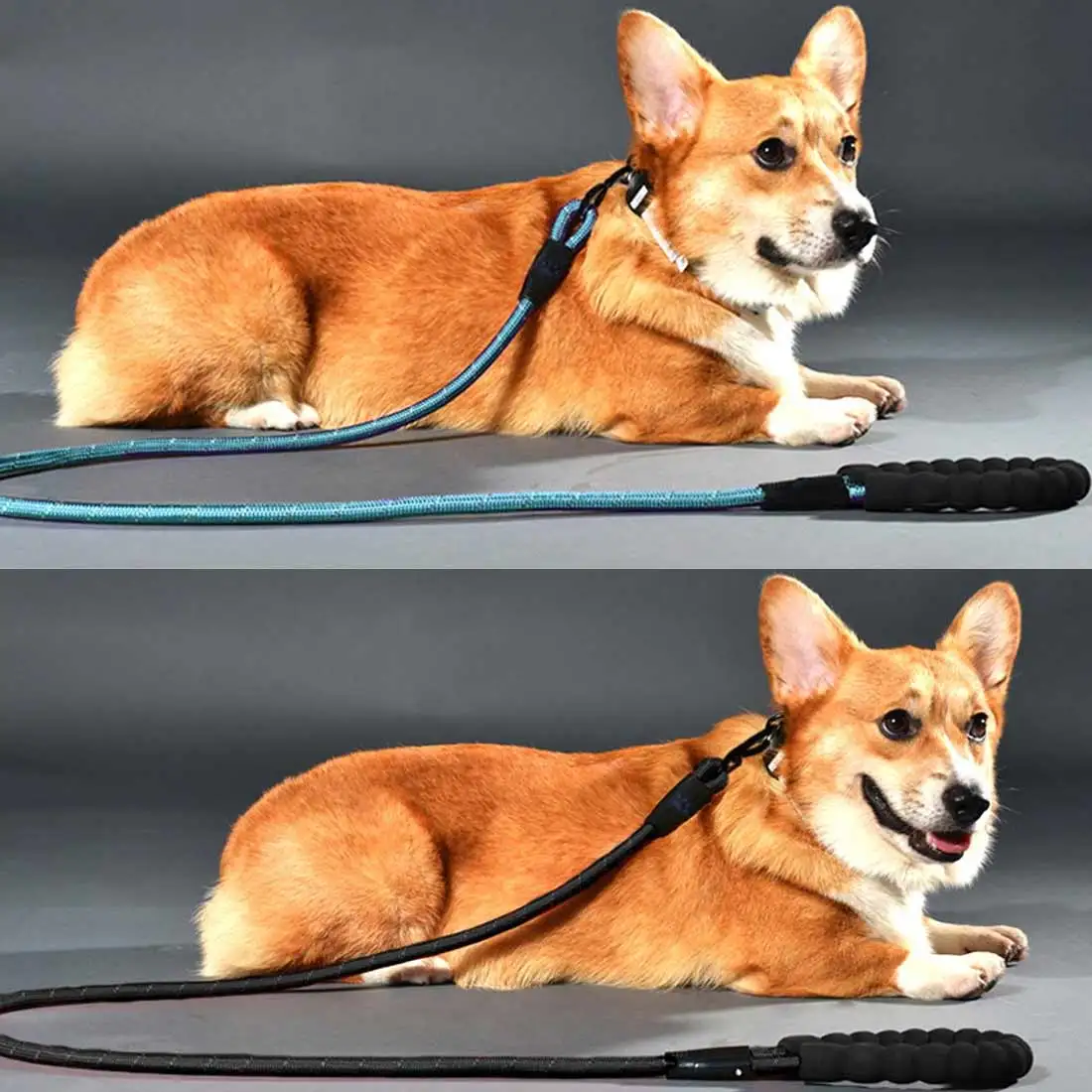 Светоотражающий Поводок для большой собаки нейлоновая веревка поводки бега