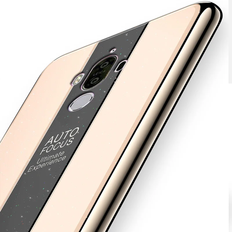 Чехол YonLinTan чехол для HuaWei Mate 9 Pro Mate9 9Pro блестящие роскошные чехлы из закаленного