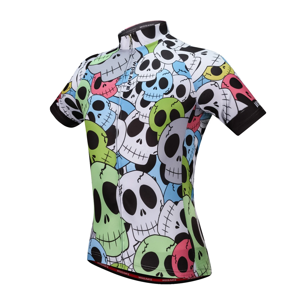 WOSAWE Мужские велосипедные майки короткие Camisa Ciclismo Preto e Branco каркасные летние