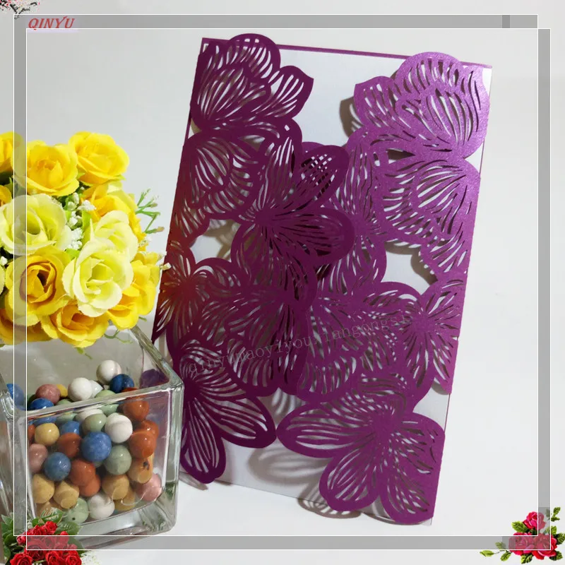 10 шт. кружевные свадебные приглашения квадратные открытки поздравительные