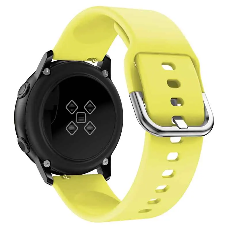 Yellow Ремешок для samsung Galaxy 42 мм Активный браслет на запястье для samsung gear S2 классический Frontier Band умный спортивный браслет Correa Pulse - Цвет: Yellow