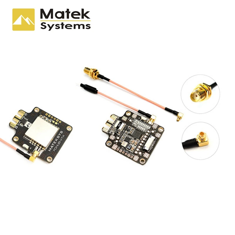 Радиоуправляемый мультиротор Matek Mateksys 6 ~ 27 в PDB 5 В/1 А BEC w/5 8G 40CH 25/200/500 МВт|Детали и