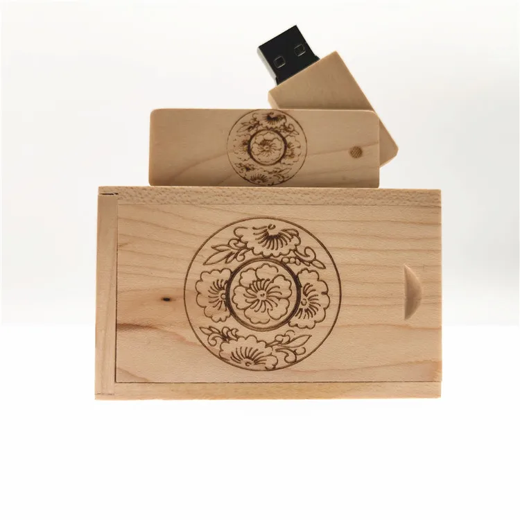 Usb флеш накопитель в деревянной коробке 4 64 Гб|USB флэш-накопители| |