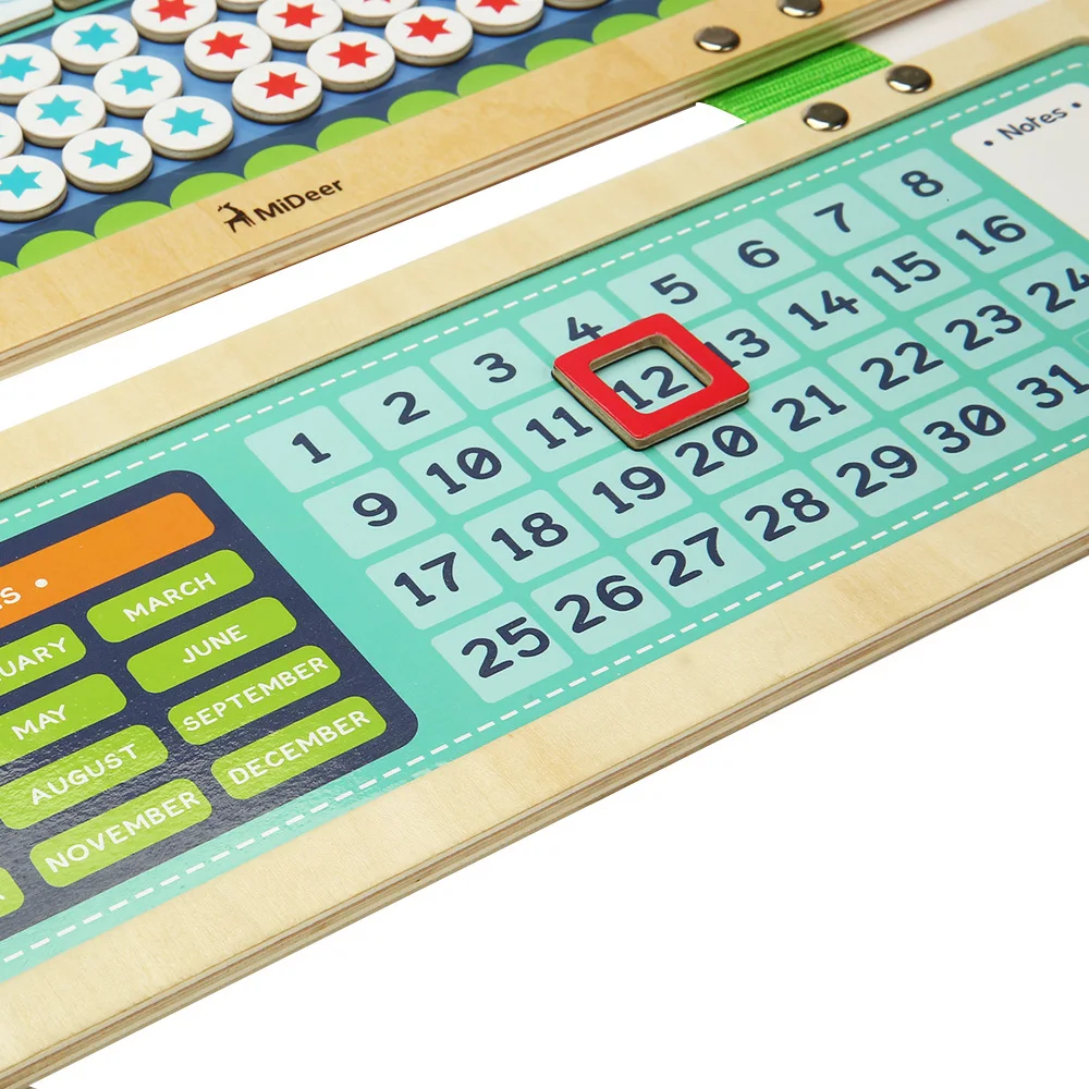 3D Пазлы игрушки Монтессори Магнитная диаграмма календарь расписание