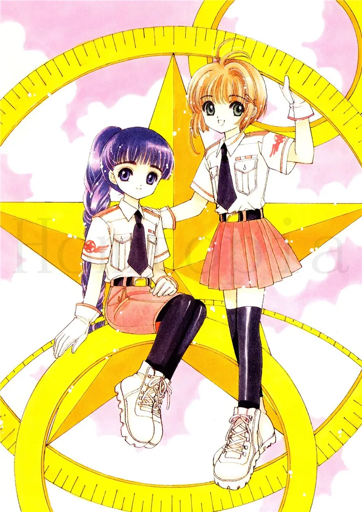 Карты Captor Sakura плакаты мультфильм наклейки на стену с белым покрытием бумага печатает Высокое разрешение четкое изображение гостиная спальня