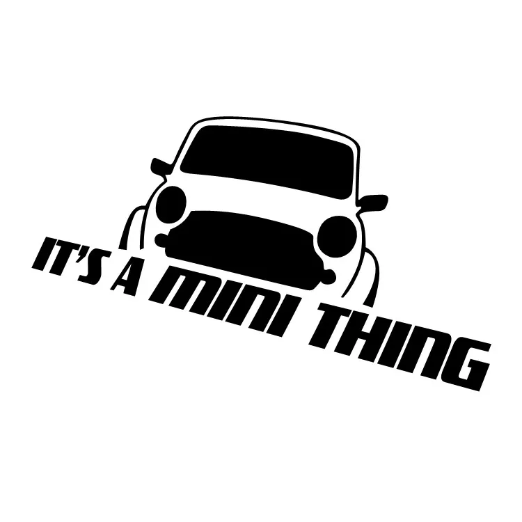 JL 20x8 см это мини вещь Наклейка стиль окна двери украшения тела для BMW mini Cooper R50 R52 R53