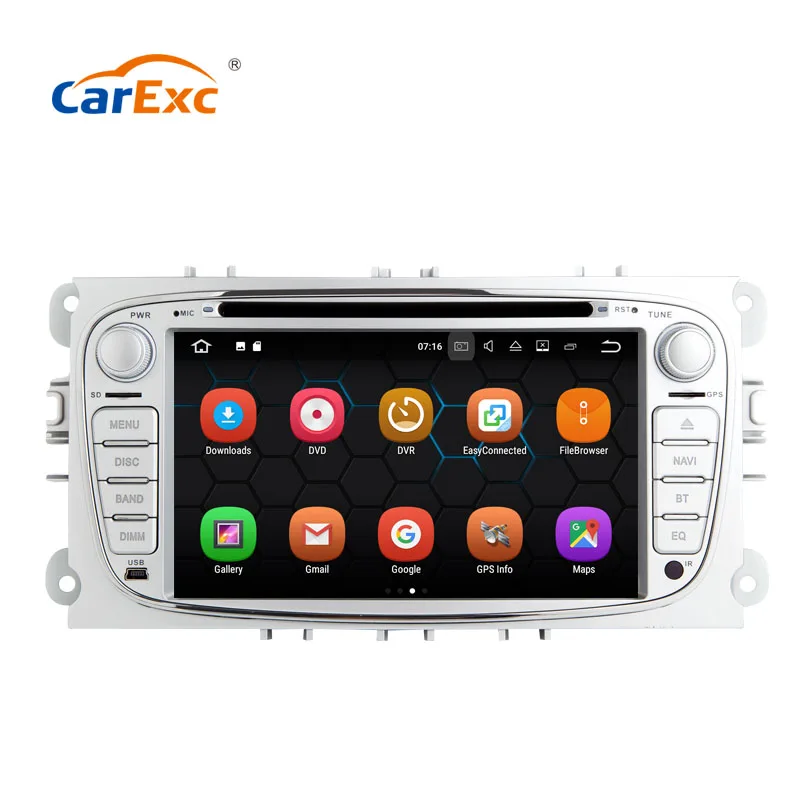 2G RAM 32G ROM 7 дюймов для Ford Focus Автомобильный DVD OBD Wifi Bluetooth Android 9 0 радио плеер с GPS