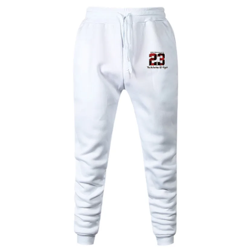 White 79 Мужские брюки, новая мода Jordan 23, штаны для бега, мужские повседневные спортивные штаны, штаны для бодибилдинга, фитнеса, спортивные штаны, мужские спортивные брюки, XXXL - Цвет: White 79