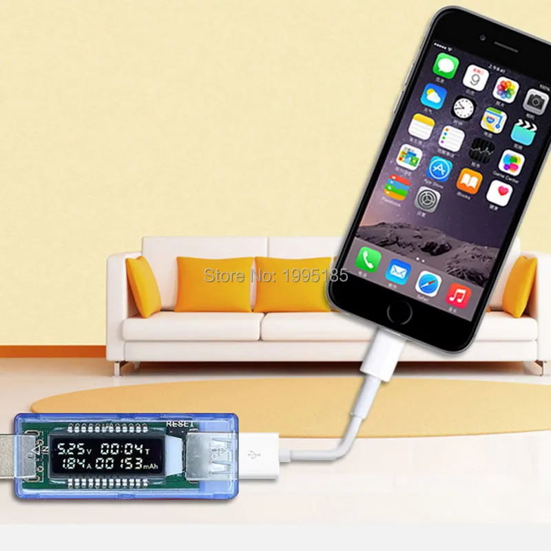 Мини USB зарядное устройство Doctor измеритель напряжения тока время работы тестер