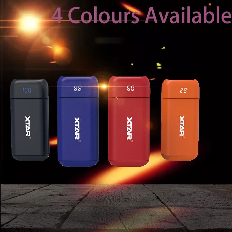 XTAR PB2 светодиодный USB применяется к 3 6 В/3 7 В Незащищенный литий ионная/IMR/INR/ICR 18650