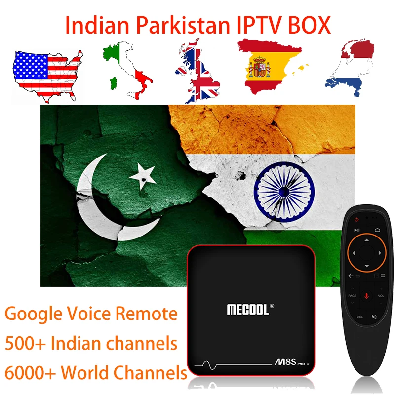 Индийский паркистан Бангладеш HD IPTV голос Управление Смарт Android ТВ коробка хинди, каннада tamli телугу Великобритании и США Италии M3U MAG