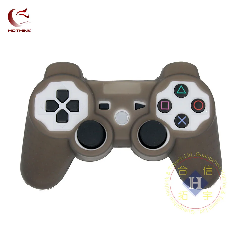 HOTHINK защитный силиконовый чехол, кожный чехол, мягкий чехол для Playstation 3 PS3, контроллер dualshock 3, геймпад