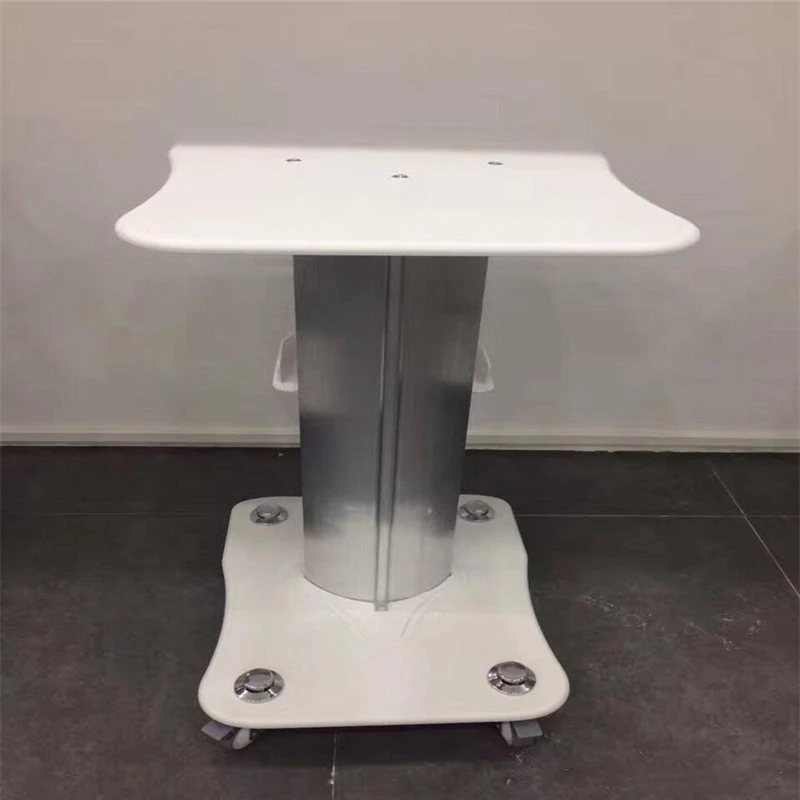 

High Quality Beauty Trolley Stand Holder Rolling Cart Roller Wheel Aluminum ABS Trolley for RF Cavitation IPL