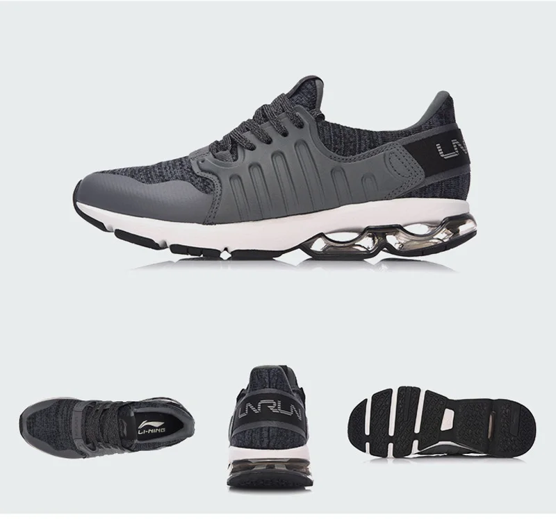 Li-Ning/мужские кроссовки для бега с пузырьковой дугой, износостойкие, с противоскользящей подкладкой, спортивная обувь, дышащие кроссовки, ARHM091 XYP592