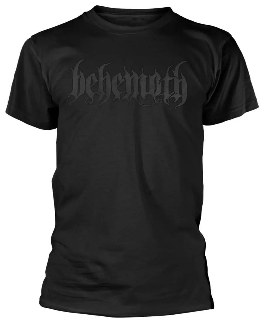 Behemoth logo' Футболка новая и официальная! Летняя мужская модная футболка удобная