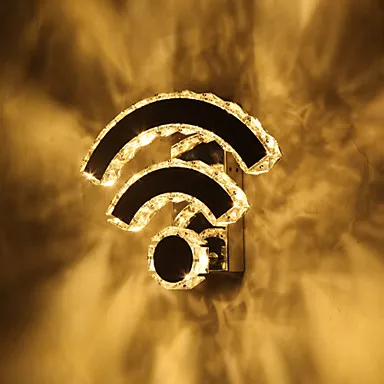 Светодиодные хрустальные настенные светильники янтарные бра