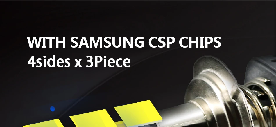 Hlxg 2 шт. H1 светодиодный H7 с SAMSUNG со светодиодными кристаллами для автомобиля светодиодный головной светильник лампы H4 Hi/короче спереди и длиннее сзади) луч H11 светодиодный 6500K 9006 HB4 9005 H8 туман светильник